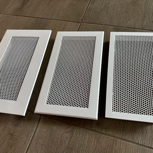 картинка РЭД-ПФ18 перфорированная вентиляционная решетка с узкой рамкой 